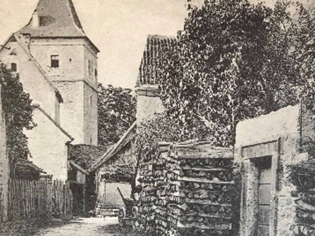 Der Turm der Frauenkirche vor 1945