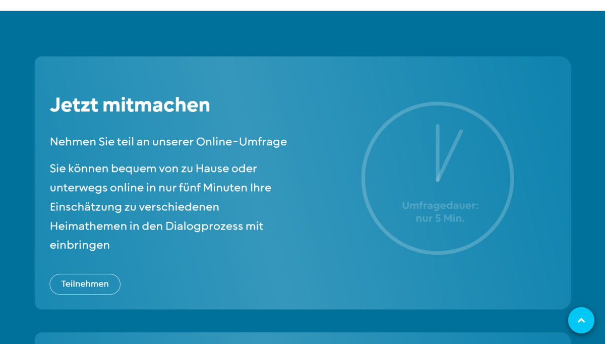 Screenshot Umfrage