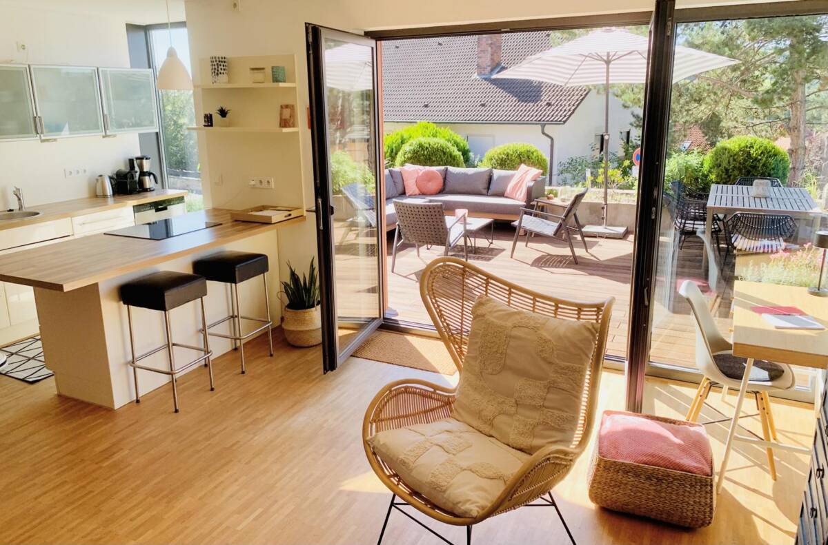 Sunset Lounge Küche Wohnen