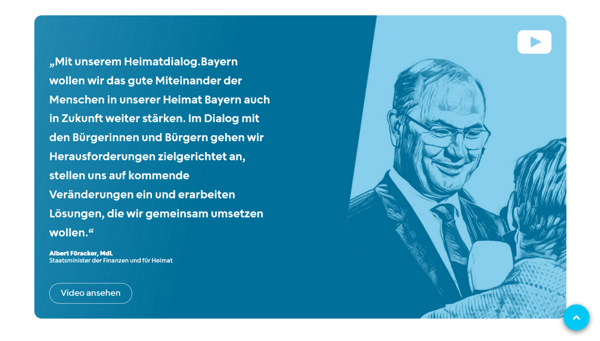 Screenshot Heimatdialog Bayern