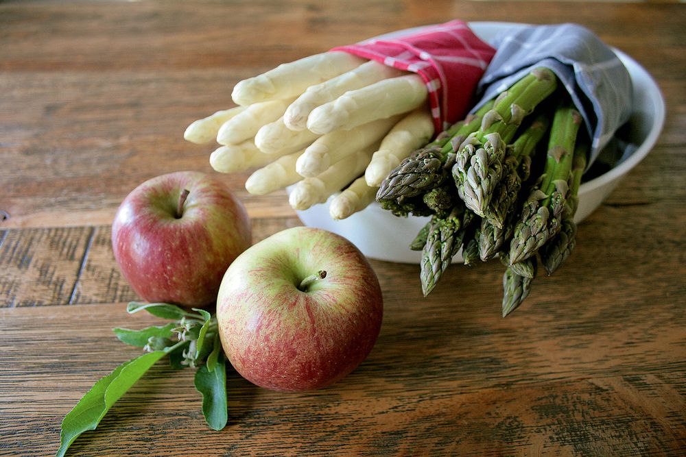 Spargel & Äpfel